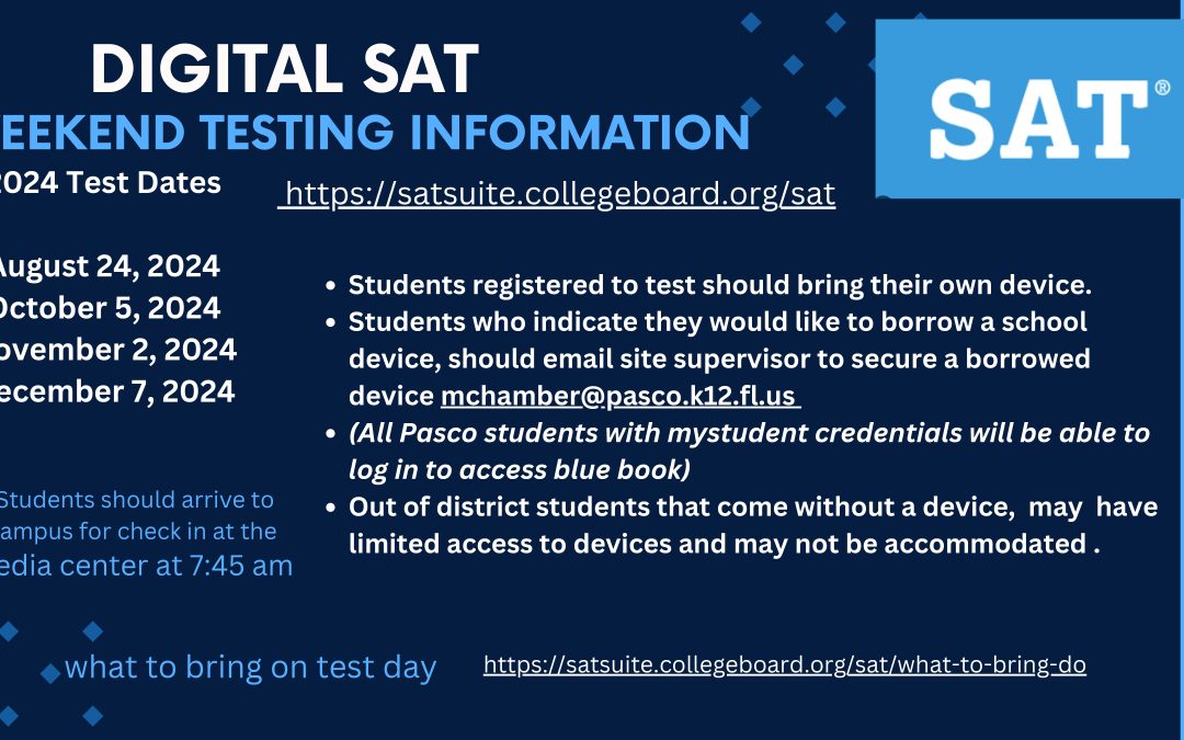 Upcoming SAT Dates