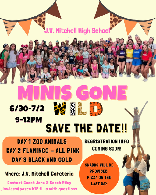 Mini Mustangs Cheer Camp