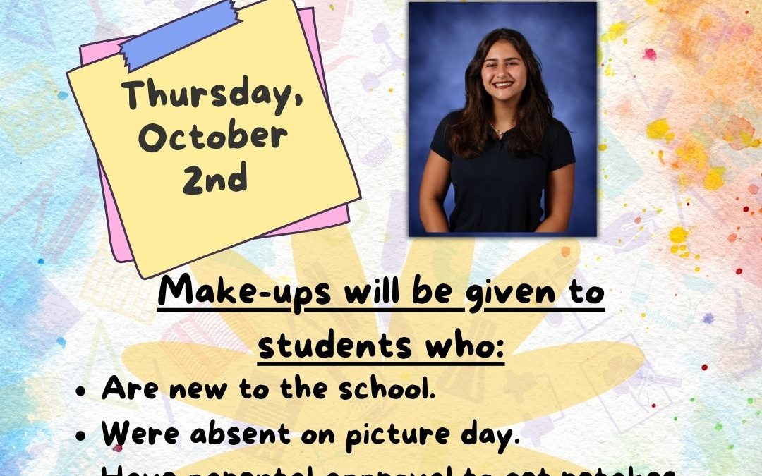 Picture Retakes October 2nd