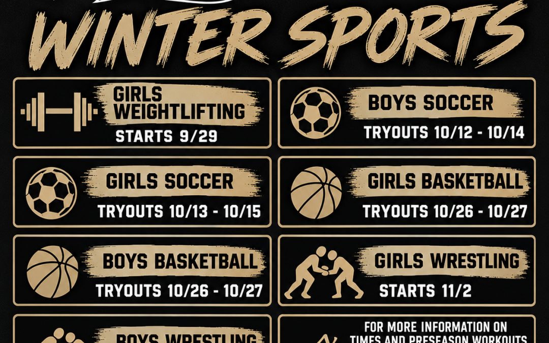 Winter Sports Tryout Dates